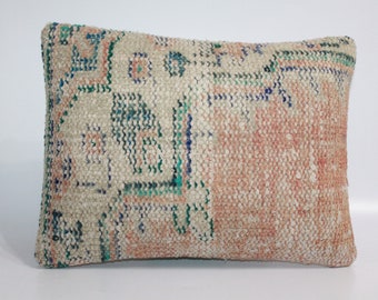 12x16 inches Turkish Wool Rug Pillow Cover,Boho decor,Sofa carpet pillow,Handwoven Rug Pillow,Couch rug pillow,Throw pillow,Rug Pillow cover