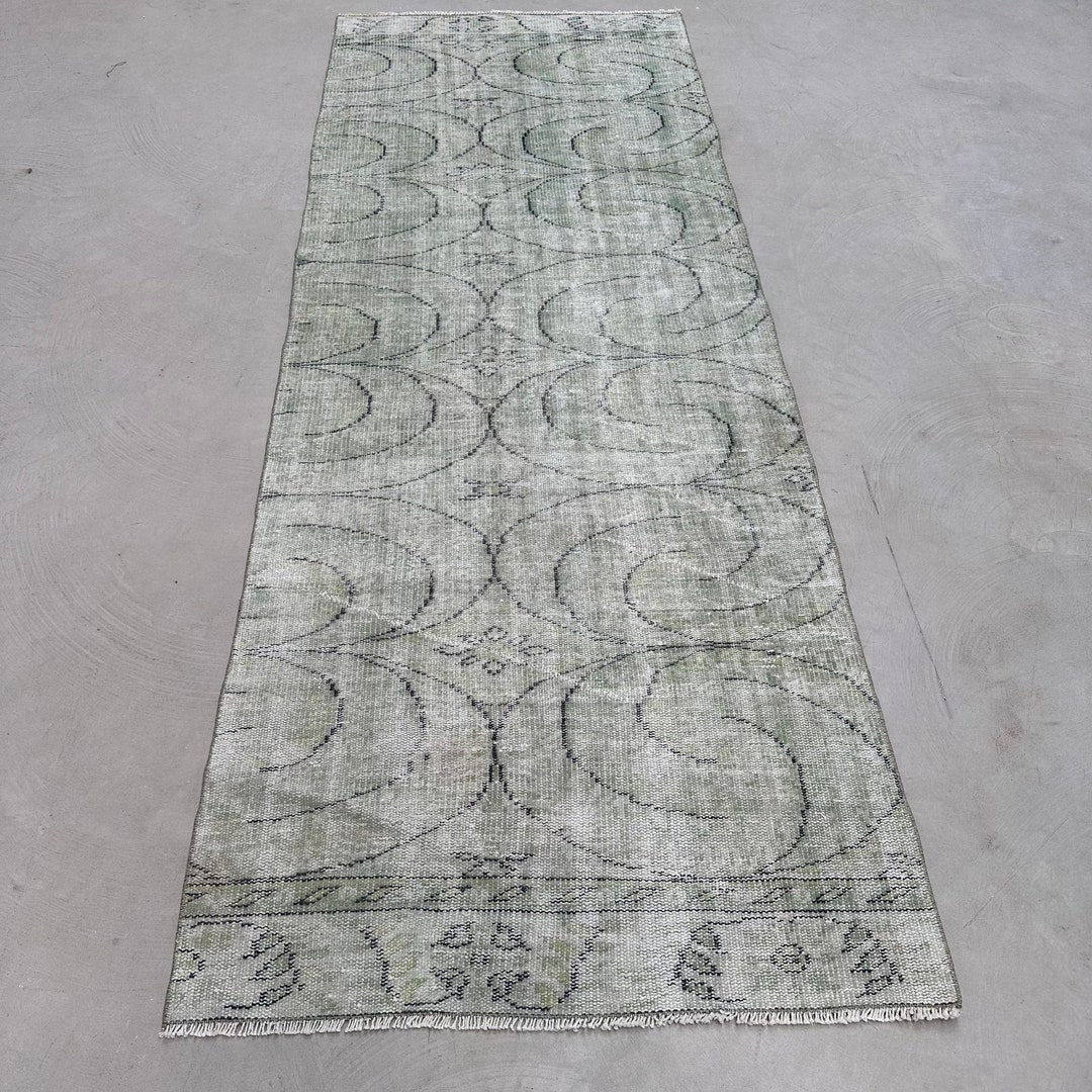 Turkish Rug, 4x9 Runner Rugs, Vintage Rug, Antique Wool Rugs, Rugs for ...