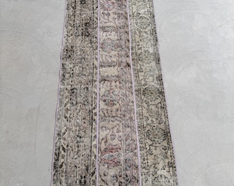 69×109 パッチワーク トルコヴィンテージラグ 花柄 アナトリア地方