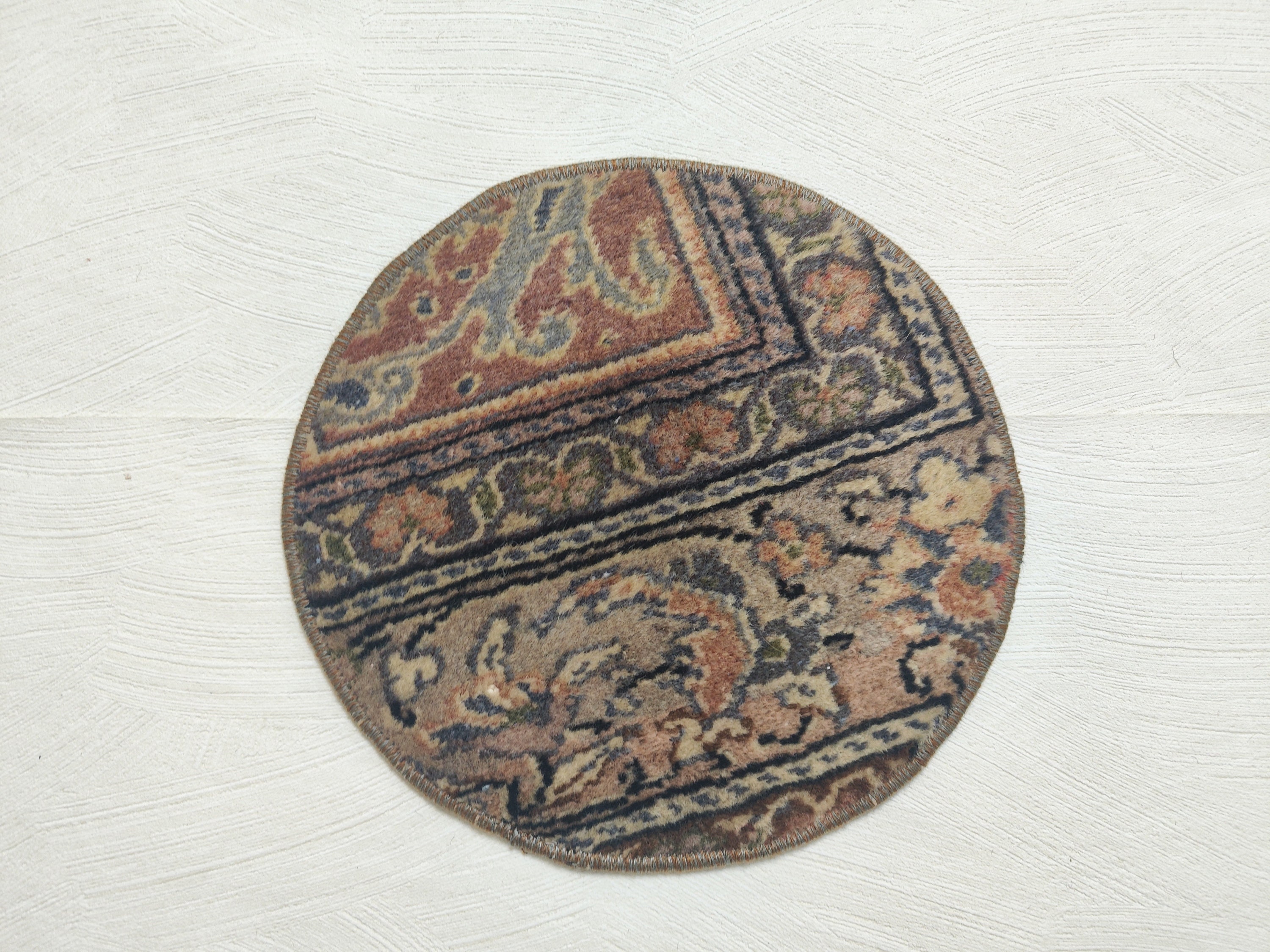 10 Inches Set of Six,kilim Big Coaster,rug Supla,red Placemat,rug ...