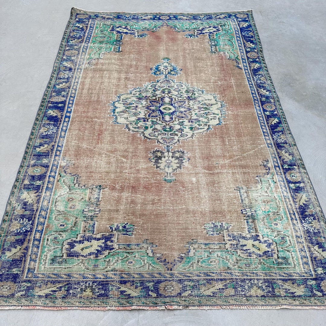6x8 Large Rug, Turkish Rug, Vintage Rug, Antique Rugs, Rugs for Living ...