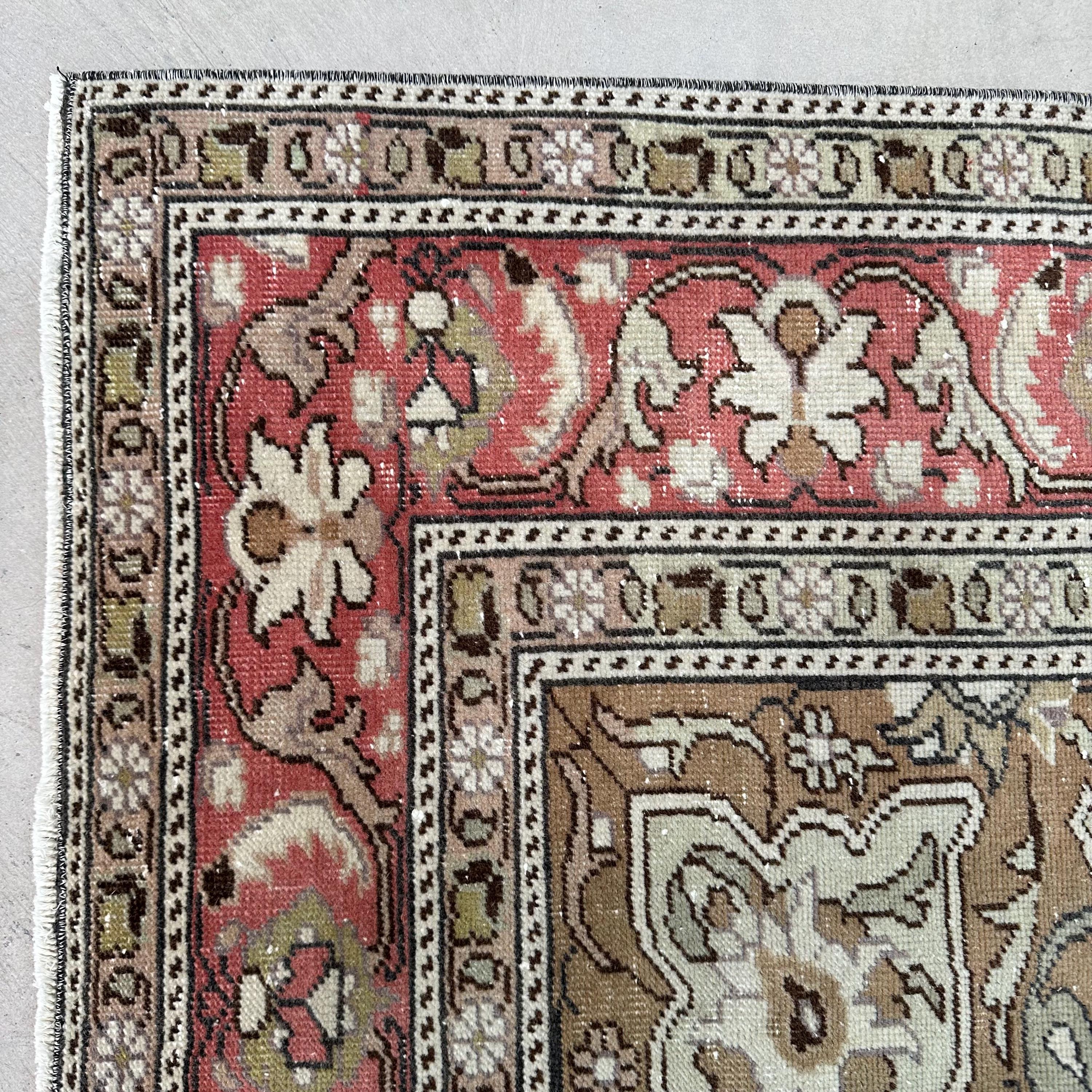 Turkish Rug, 6x10 Large Rugs, Vintage Rug, Kayseri Rug, Rugs for