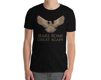 Steampunk Roman Eagle Make Rome Great Again Short-Sleeve Unisex T-Shirt