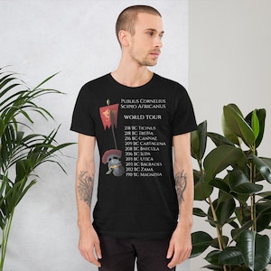 Scipio Africanus Ancient Rome History Unisex t-shirt