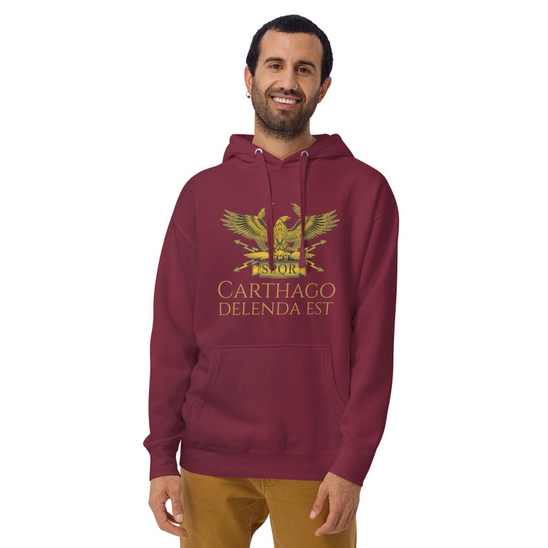 Carthago Delenda Est - Ancient Rome Unisex Hoodie