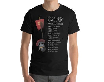 Gaius Julius Caesar World Tour Unisex t-shirt