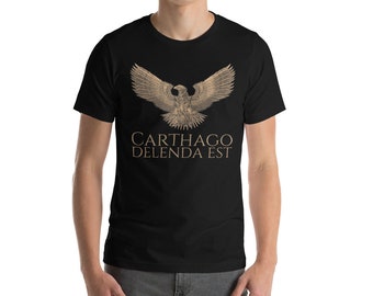 Carthago Delenda Est - Ancient Rome - Steampunk Legionary Eagle Unisex t-shirt