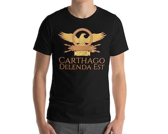 Carthago Delenda Est - Ancient Rome Short-Sleeve Unisex t-shirt