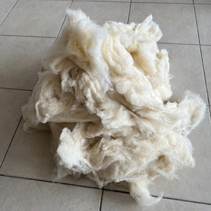 Wool Stuffing, Pure Wool, Natural Wool, Wool Filling, Merino Wool, Dolls Filler, Wool Batting, Washed Wool, Wool Pillow Stuffing, Wool Duvet