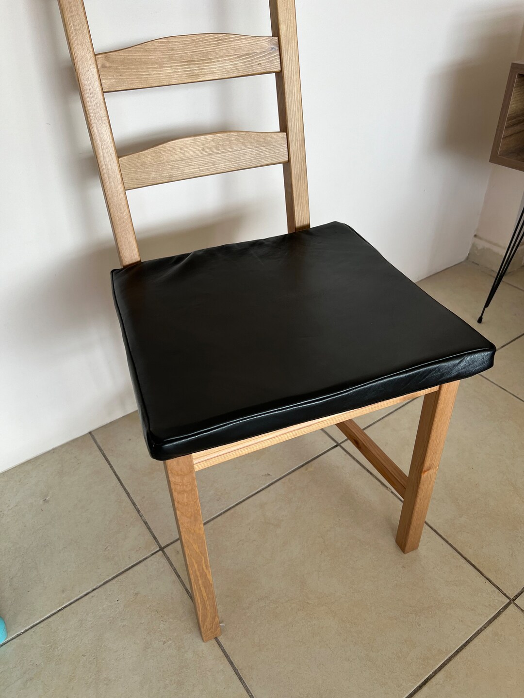 Leather Seat Pads, Genuine Black Leather, Leather Seat Covers, Leather