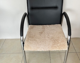 Sheepskin Seat Pads, Chair Seat Pad, Armchair Seat Pads, Genuine Sheepskin, Curly Sheepskin, Sheepskin Chair Pad, Shorthair Sheepskin Cover