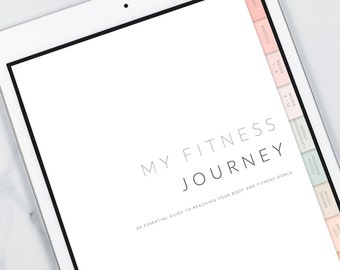 Digital Fitness Planner Goodnotes, Fitness Planner For iPad, Fitness Journal Goodnotes, Weight Loss Tracker, Digital Planner