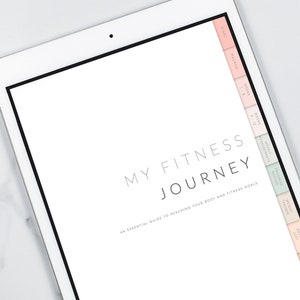 Digital Fitness Planner Goodnotes, Fitness Planner For iPad, Fitness Journal Goodnotes, Weight Loss Tracker, Digital Planner