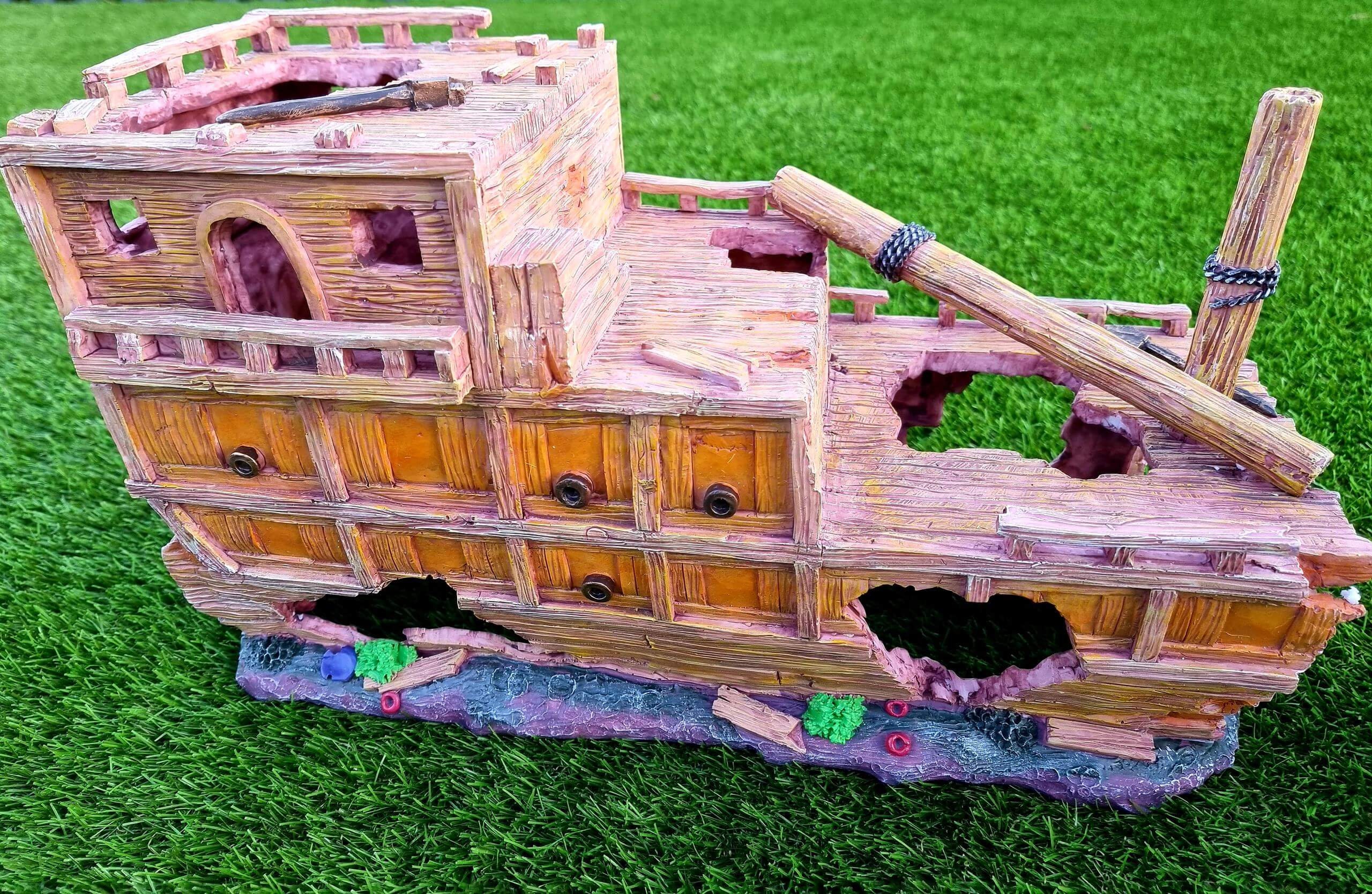 Clear View Garden Aquarium Shipwreck Galleon 1m Etsy