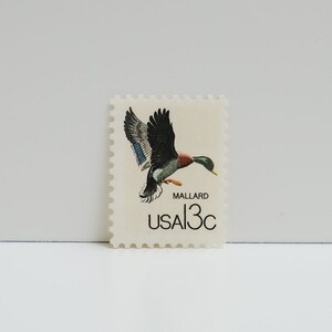 Vintage Unused Stamp - Wildlife: Mallard  - 13 cents