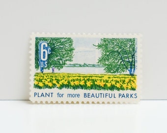 Vintage Unused Stamp - Beautification of America - 6 cents