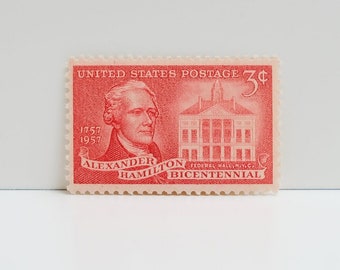 Vintage Unused Stamp - Hamilton - 3 cents