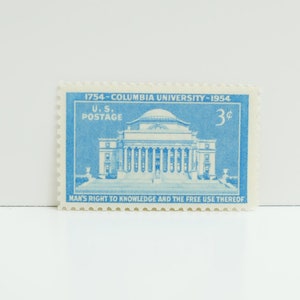 Vintage Unused Stamp - Columbia University - 3 cents
