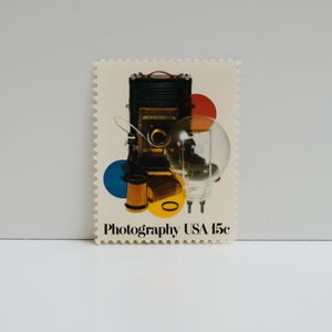 Vintage Unused Stamp - Photography  - 15 cents