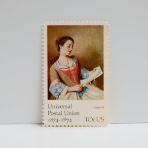 Vintage Unused Stamp - Famous Works of Art: Liotard  - 10 cents