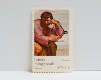 Vintage Unused Stamp - Famous Works of Art: Raphael  - 10 cents