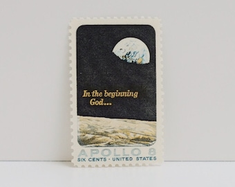 Vintage Unused Stamp - Apollo 8 Moon Orbit - 6 cents