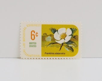 Vintage Unused Stamp - Franklinia: Botanical Congress Collection - 6 cents