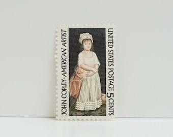 Vintage Unused Stamp - John Singleton Copley - 5 cents