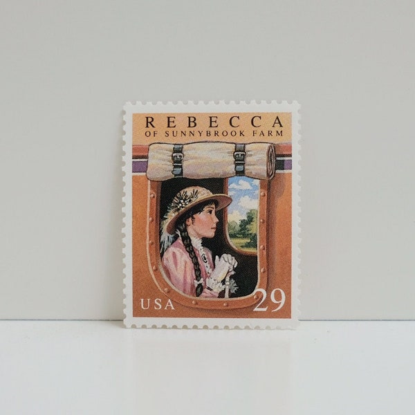 Vintage Unused Stamp - Rebecca of Sunnybrook Farm, Children's Classics - 29 cents