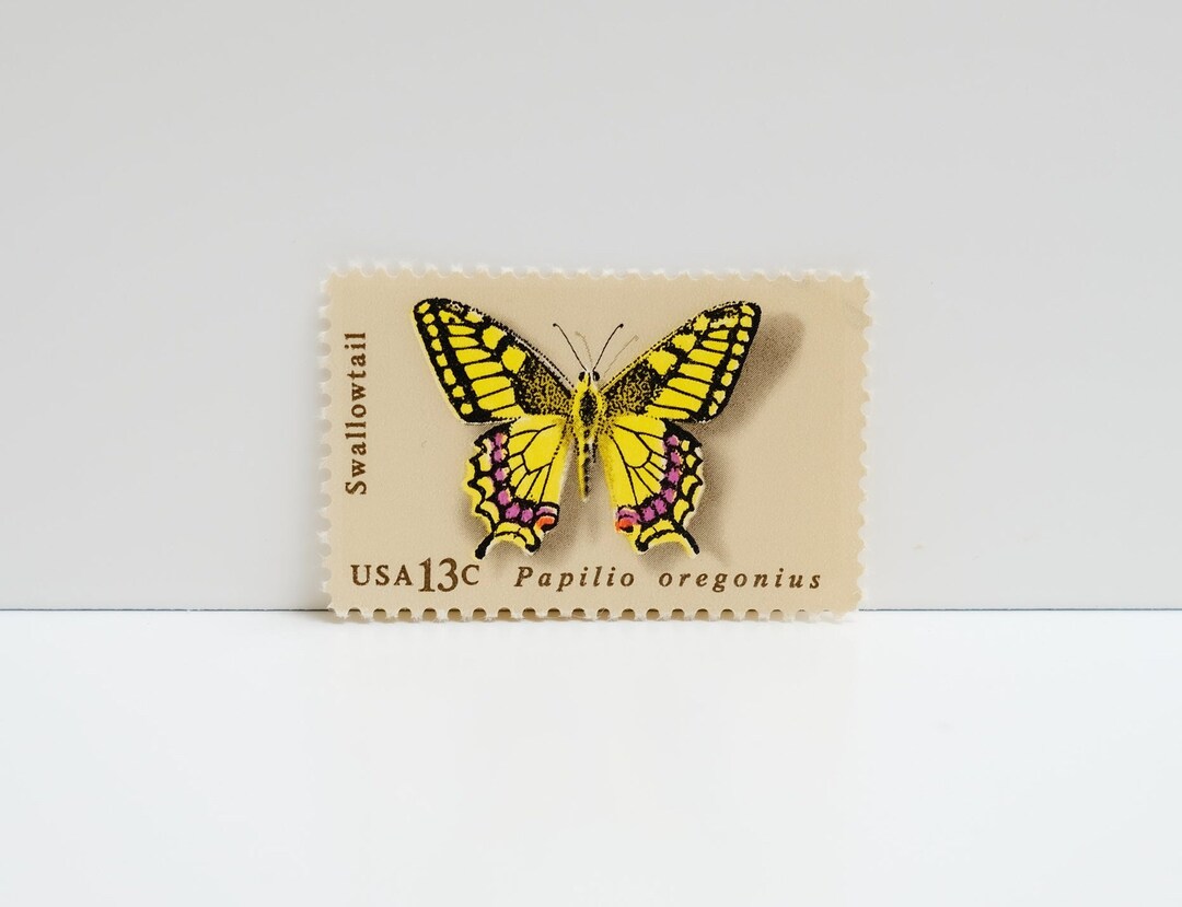 Vintage Unused Stamp Butterflies Swallowtail 13 Cents Etsy