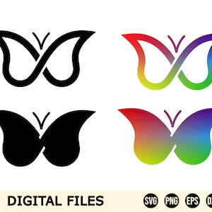 Paquete de símbolos de TDAH, paquete SVG de TDAH, TDAH Png, mariposa de TDAH, arco iris svg, neurodiversidad svg, neuro svg, neuro png, conciencia de TDAH