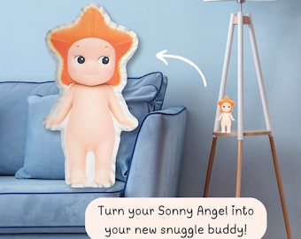 Starfish Sonny Angel Pillow |  Soft and Cuddly Sonny Angel Plush | Ideal Gift for Sonny Angels Fans and Kawaii Lovers