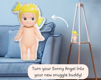 Candy Sonny Angel Pillow |  Soft and Cuddly Sonny Angel Plush | Ideal Gift for Sonny Angels Fans and Kawaii Lovers