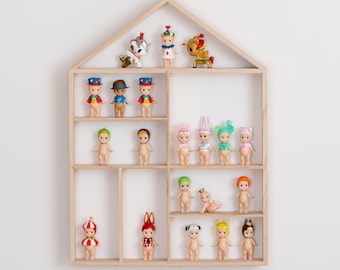 Sonny Angels Shelf • Sonny Angel Display Case • Sonny Angel House • Wooden Doll House • Cute Gift for Girls