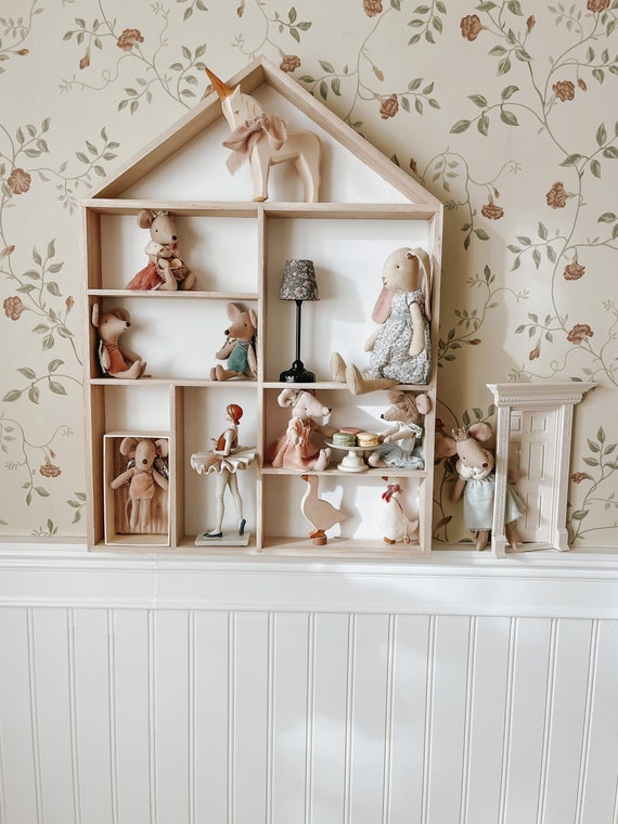 Dollhouse Miniature 1/12 Wall Hanger Shelf Cup Display Stand