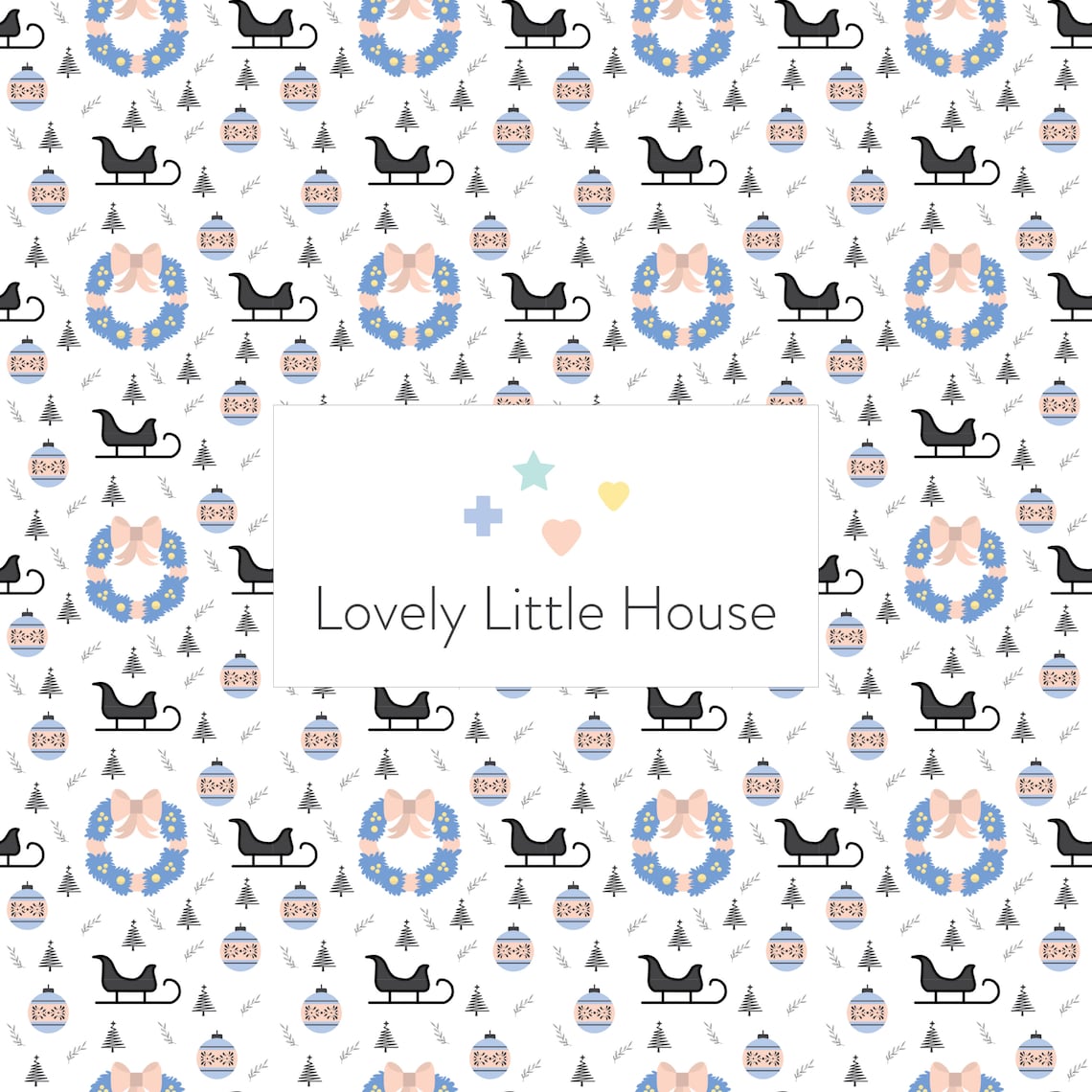 Printable Dollhouse Wallpaper Christmas Collection Santa - Etsy