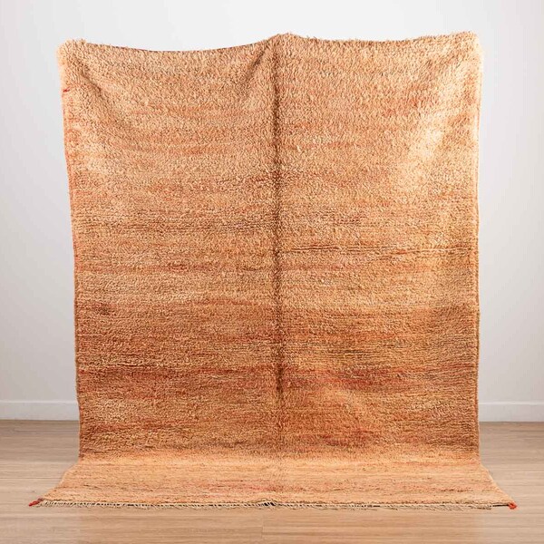 Exclusive moroccan rug 6x9 - Orange moroccan rug - vintage rug -  moroccan rug - vintage moroccan rug - berber rug - boujad rug