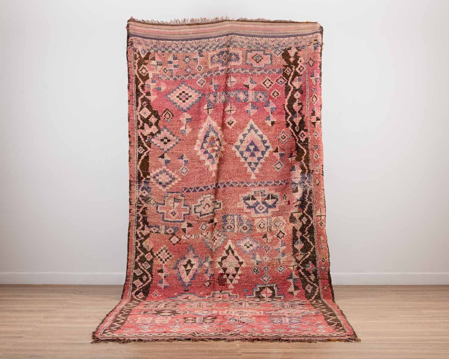 Exclusive Moroccan Rug 5x12 Pink Moroccan Rug Vintage Rug Etsy