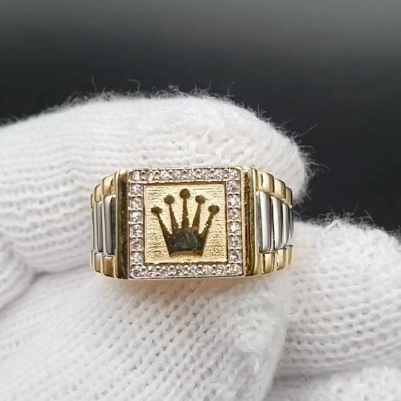 Rolex sales ring crown