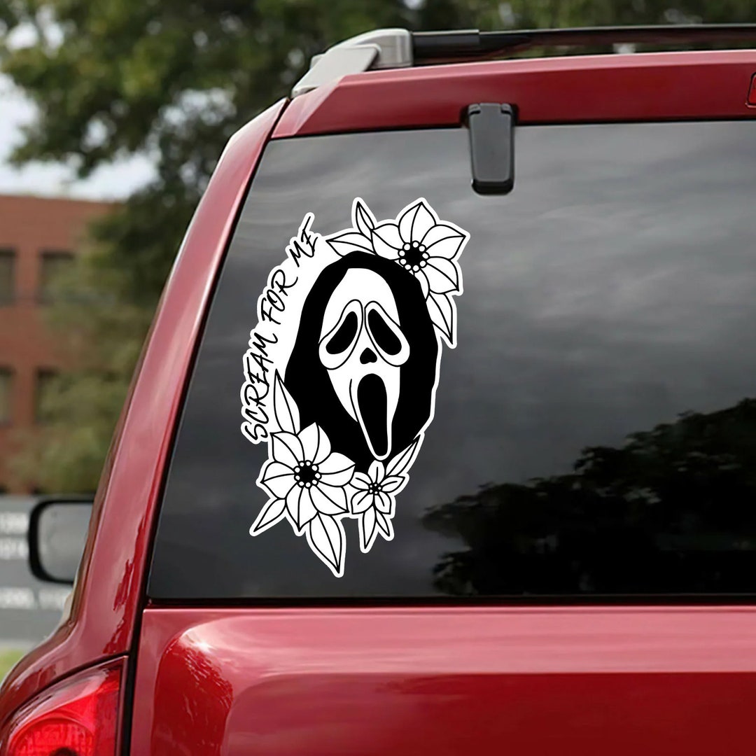Halloween Sticker Car. Horror Character Sticker Car. Halloween Etsy