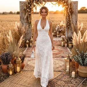 purple floral midi dress Petal and Pup Women's Floret 50.5 Model in photos Size:Pre-order 12 Months sewing White Boho Dress Women