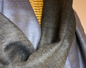 Handgefertigter doppelseitiger Pashmina-Schal im Boho-Stil