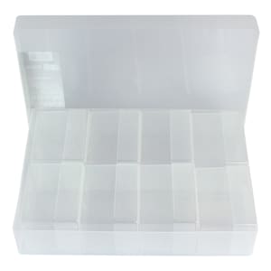 WestonBoxes Craft Pack - Multi-Pack of Plastic Craft Storage Boxes for Card Making and Scrapbooking - 8 Deep Hobby boxes in an A4 Box