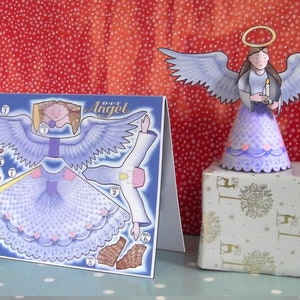 5 cartes de Noël Angel