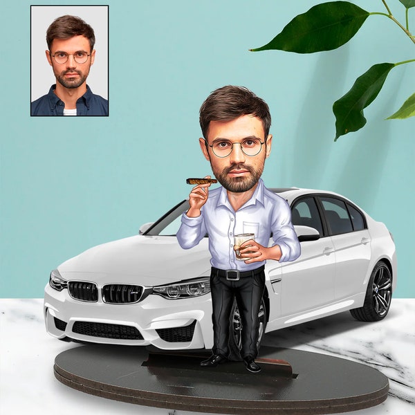 Personalized Car Designed Cartoon Trinket