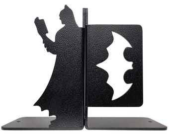 Superhero Bookends, decorative bookends, Metal Bookends, Book holders Bookends for Shelves, Nursery Bookends, Childrens Room Library Bookend