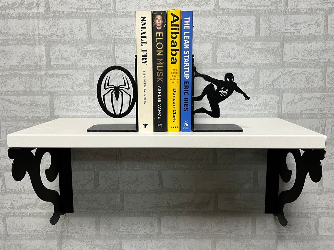 Spiderman Bookends Metal Bookends Marvel Bookends Avengers Etsy
