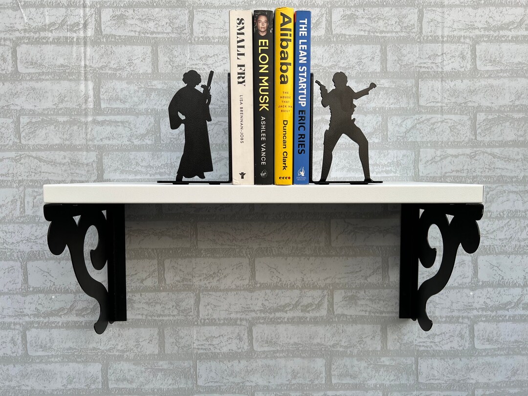 Star Wars Bookends Metal Bookends Geeky Bookends Nerdy Bookends