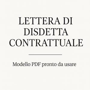 Carta de rescisión de contrato | Plantilla PDF lista para usar