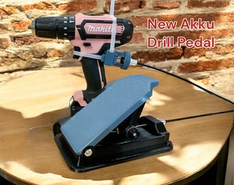 Gas pedal battery drill